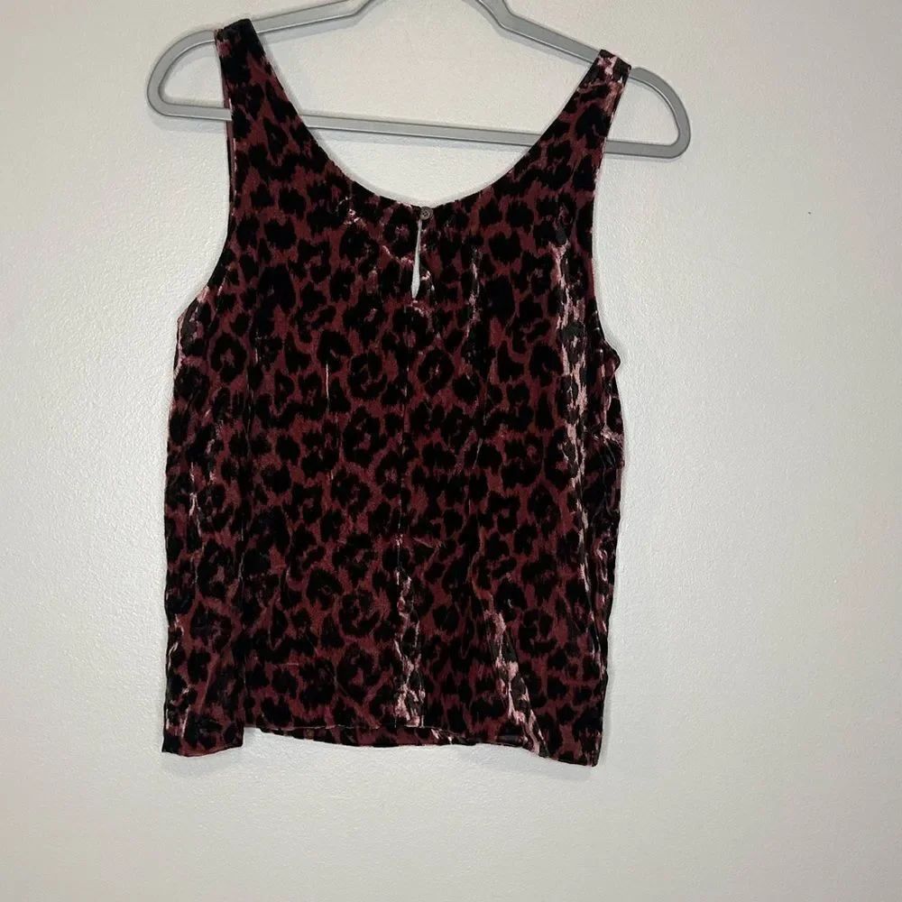 J.Crew Printed Leopard Velvet Tank - Picture 5 of 5